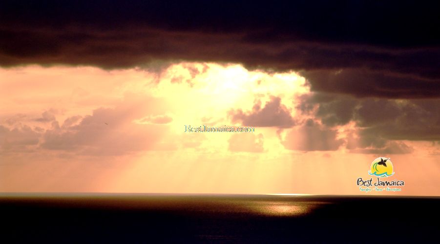 Negril sunset in Jamaica