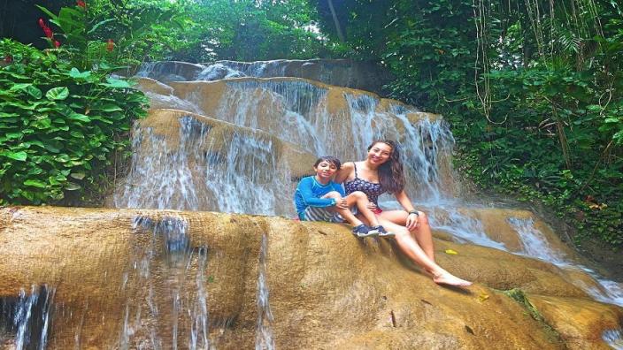 Konoko Falls in Ocho Rios Jamaica