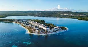 Excellence Oyster Bay resort setting on the coast of Jamaica