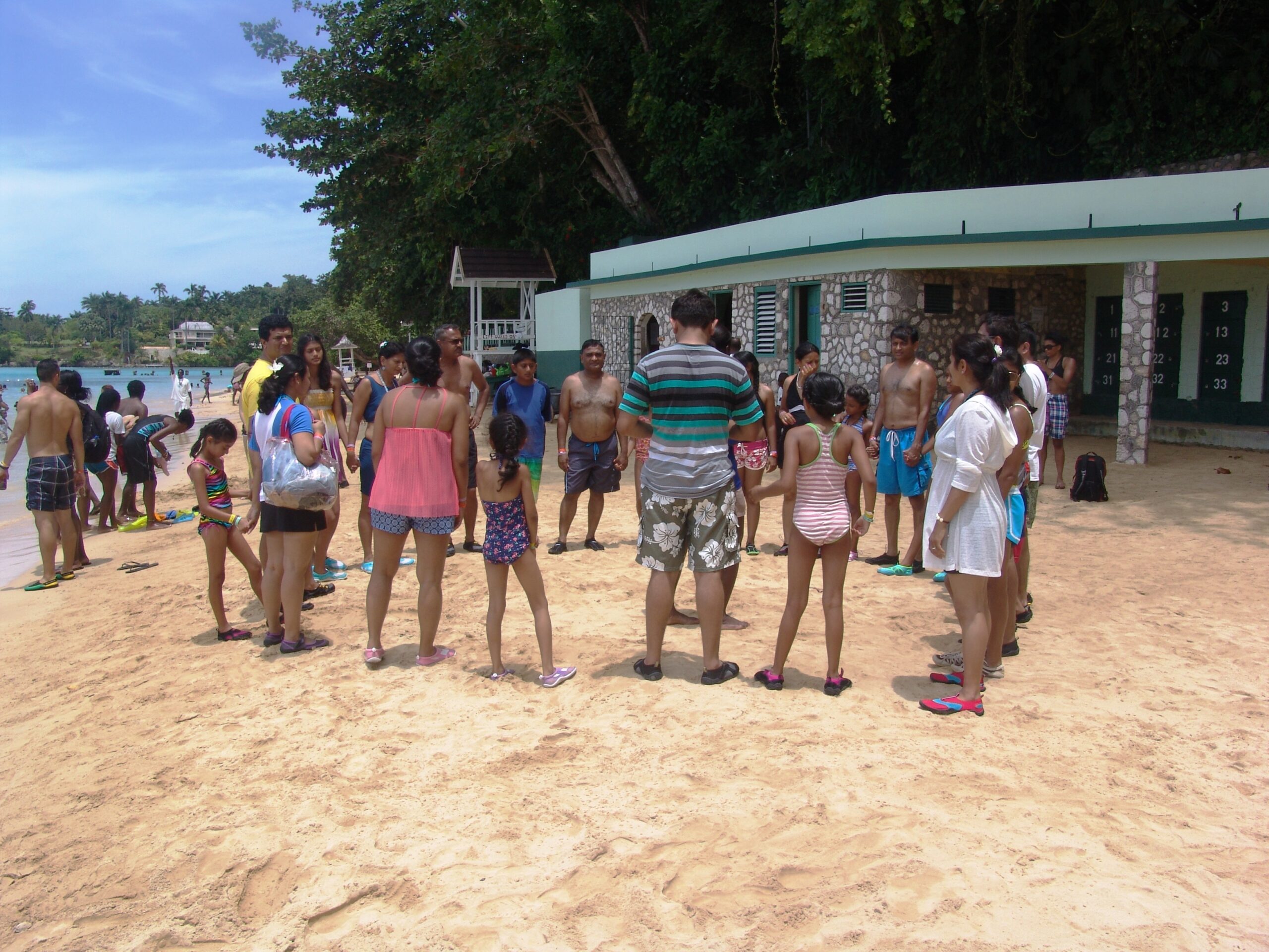 Jamaica family vacation coastline view