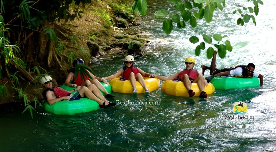 river tubing in Jamaica