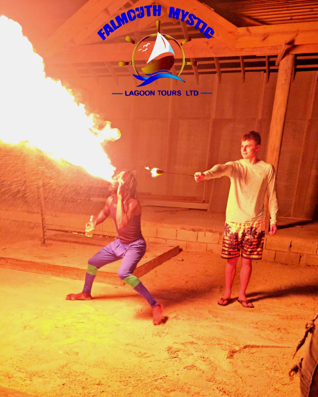 Fire Show at Luminous Lagoon