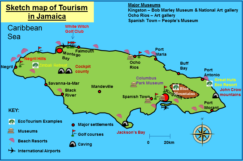 Map of Jamaica