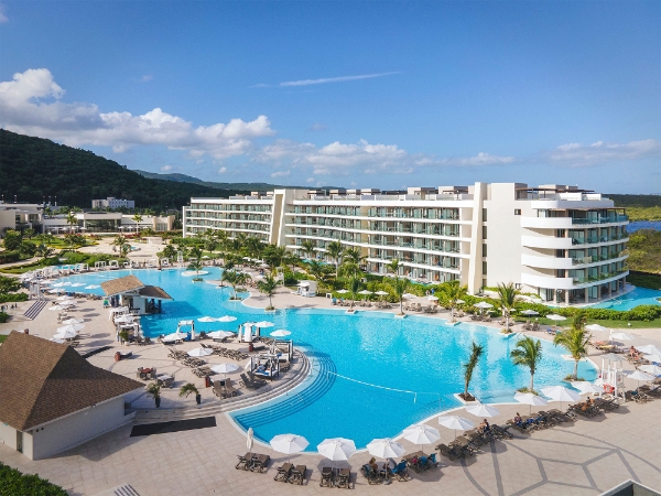 Ocean Coral Spring Jamaica aerial view