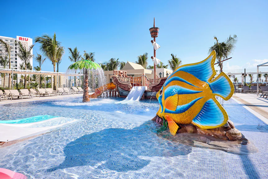 Riu Palace Aquarelle Jamaica beachfront view