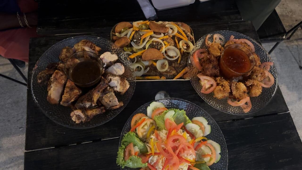 Jerk meal from The Strip