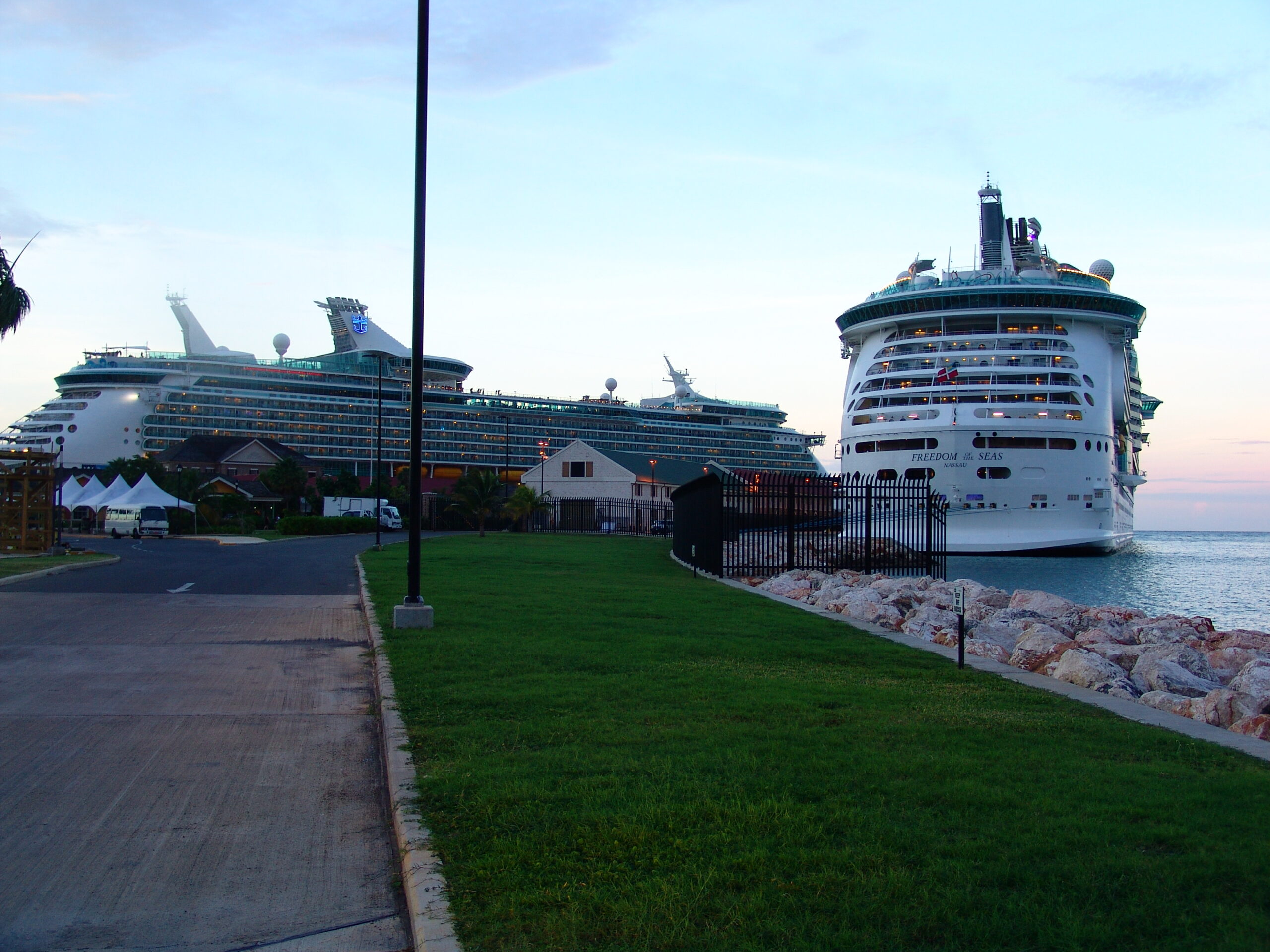 Falmouth Jamaica street and town view