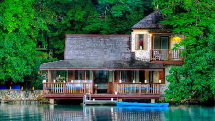 GoldenEye Jamaica waterfront villa and tropical scenery