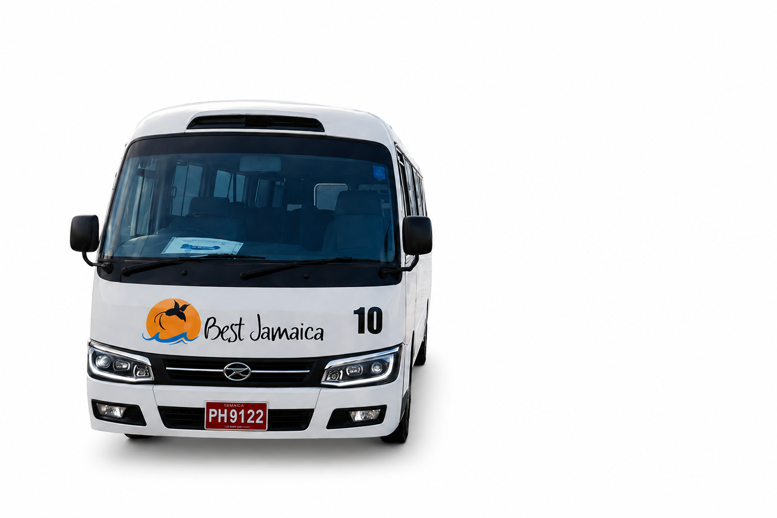 Private shuttle bus service at Montego Bay Airport