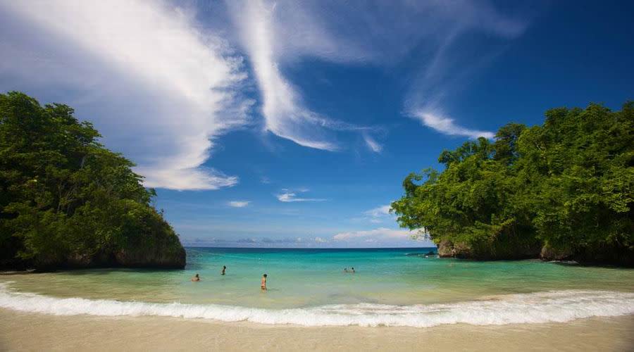 Frenchman's Cove beach in Jamaica